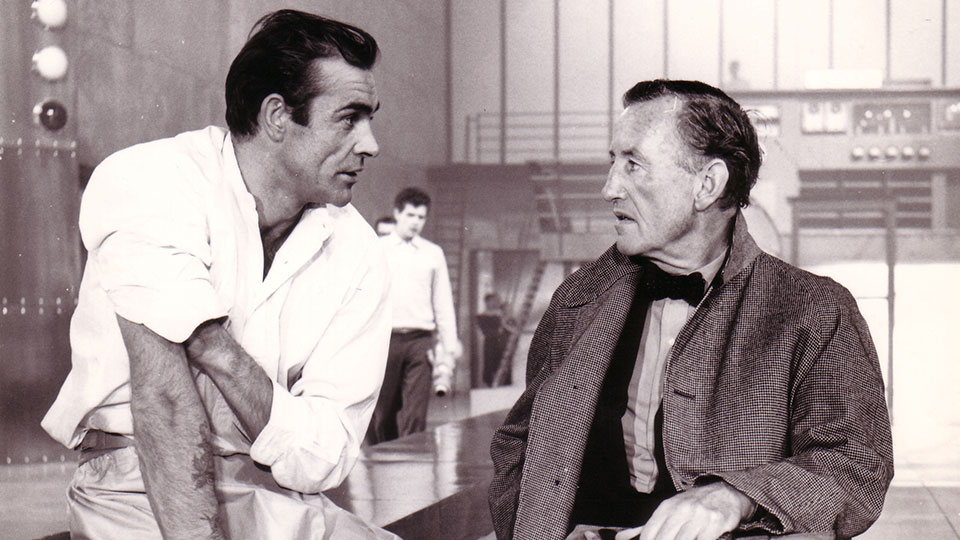 Sean Connery und Ian Fleming (1962)