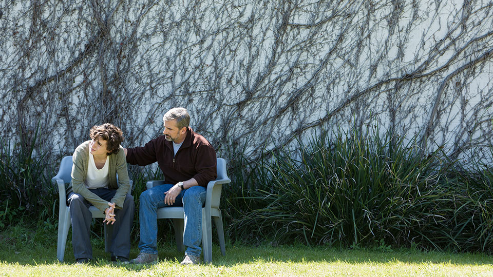 Nic (Timothée Chalamet) und David (Steve Carell)