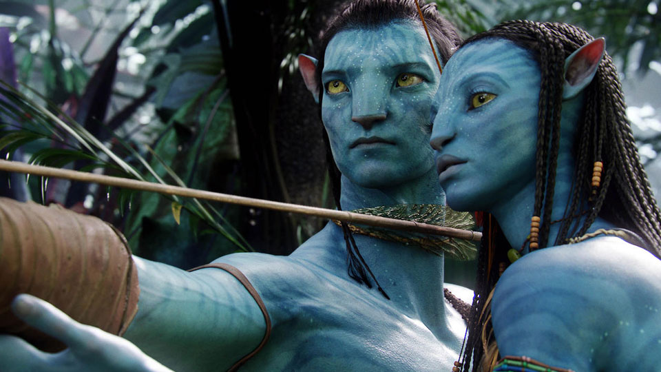 Jake (Sam Worthington), Neytiri (Zoe Saldana)