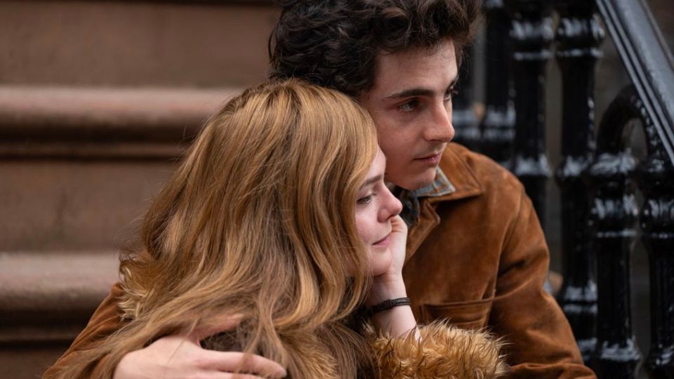 Sylvie Russo (Elle Fanning) mit Freund Bob Dylan (Timothée Chalamet)