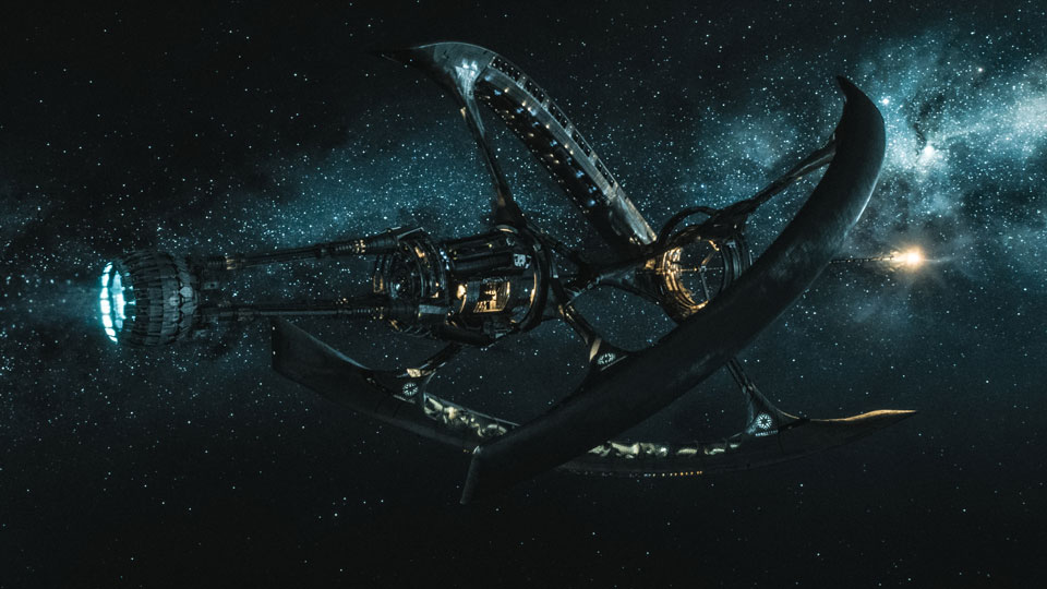 Das Raumschiff Avalon befindet sich mit Tausenden Passagieren auf einer 120 Jahre langen Reise zu einem neuen Planeten.