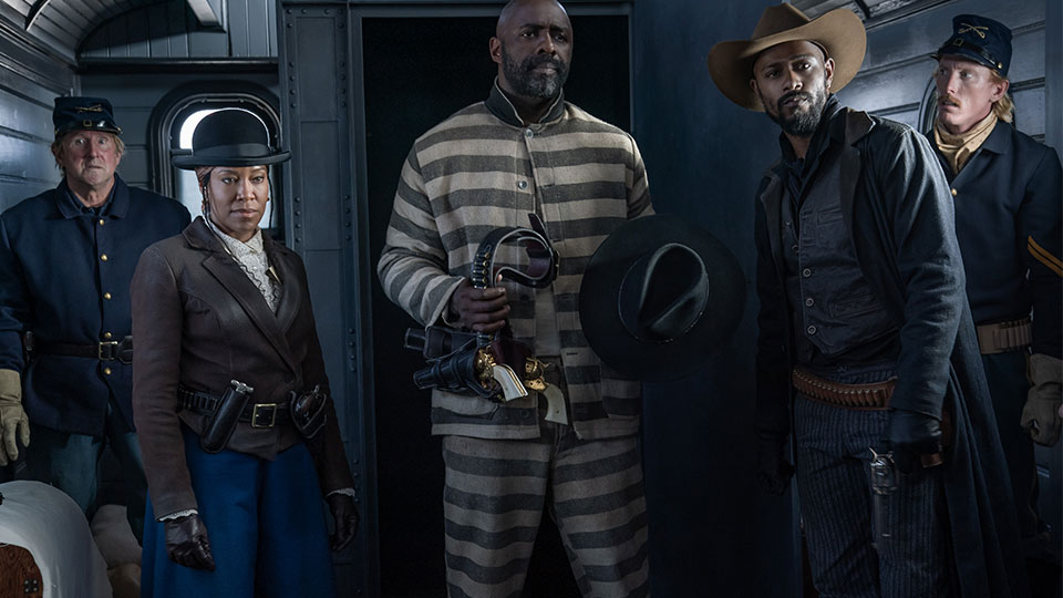 Trudy Smith (Regina King), Rufus Black (Idris Elba) und Cherokee Bill (Lakeith Stanfield)