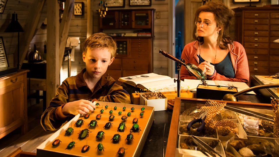 T.S. Spivet (Kyle Catlett), Dr. Clair (Helena Bonham Carter)