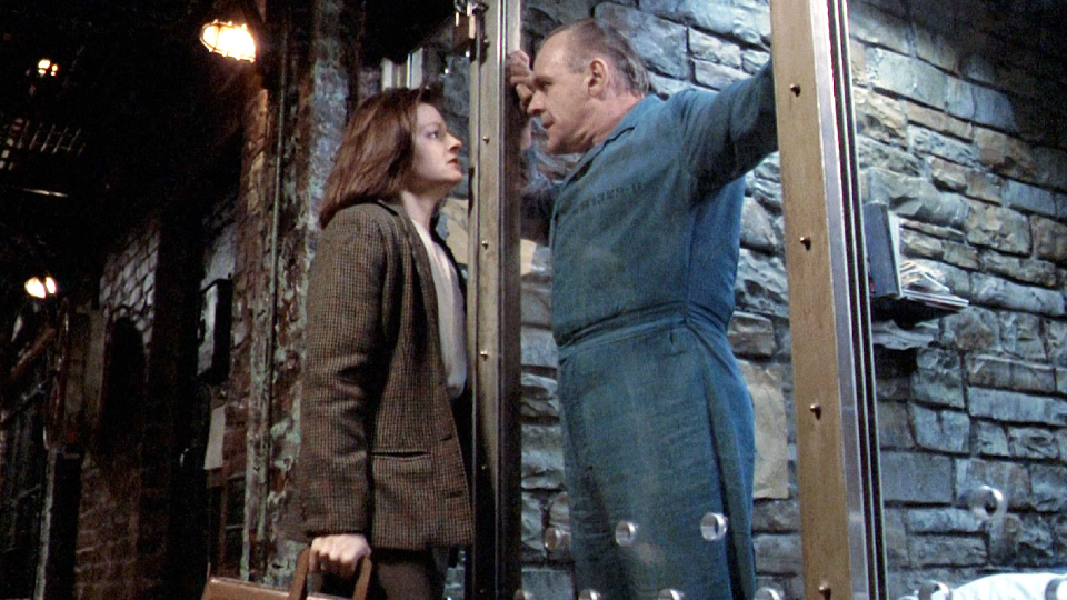 Clarice Starling (Jodie Foster) & Dr. Hannibal Lecter (Anthony Hopkins)
