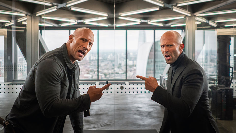 Hobbs (Dwayne Johnson) und Shaw (Jason Statham)