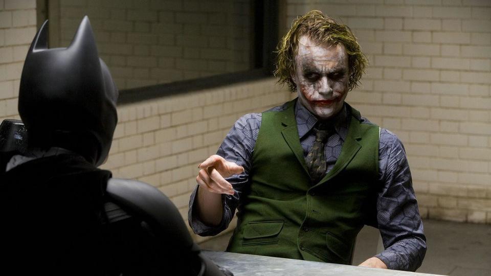 Batman (Christian Bale), Joker (Heath Ledger)