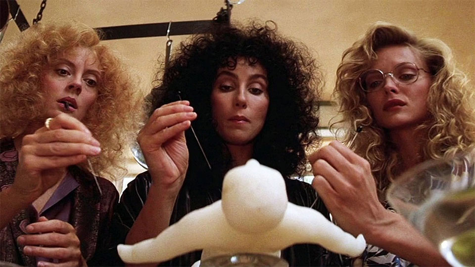 Jane (Susan Sarandon), Alexandra (Cher) und Sukie (Michelle Pfeiffer)