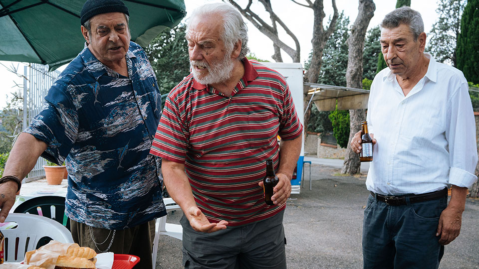 Attilio (Ennio Fantastichini), Giorgetto (Giorgio Colangeli) und der Professore (Gianni Di Gregorio)